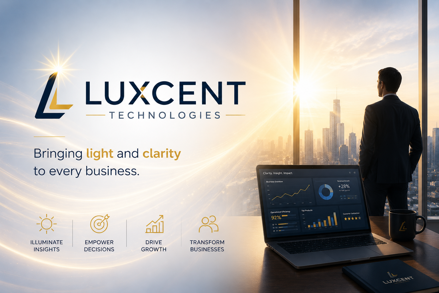 Luxcent analytics and clarity