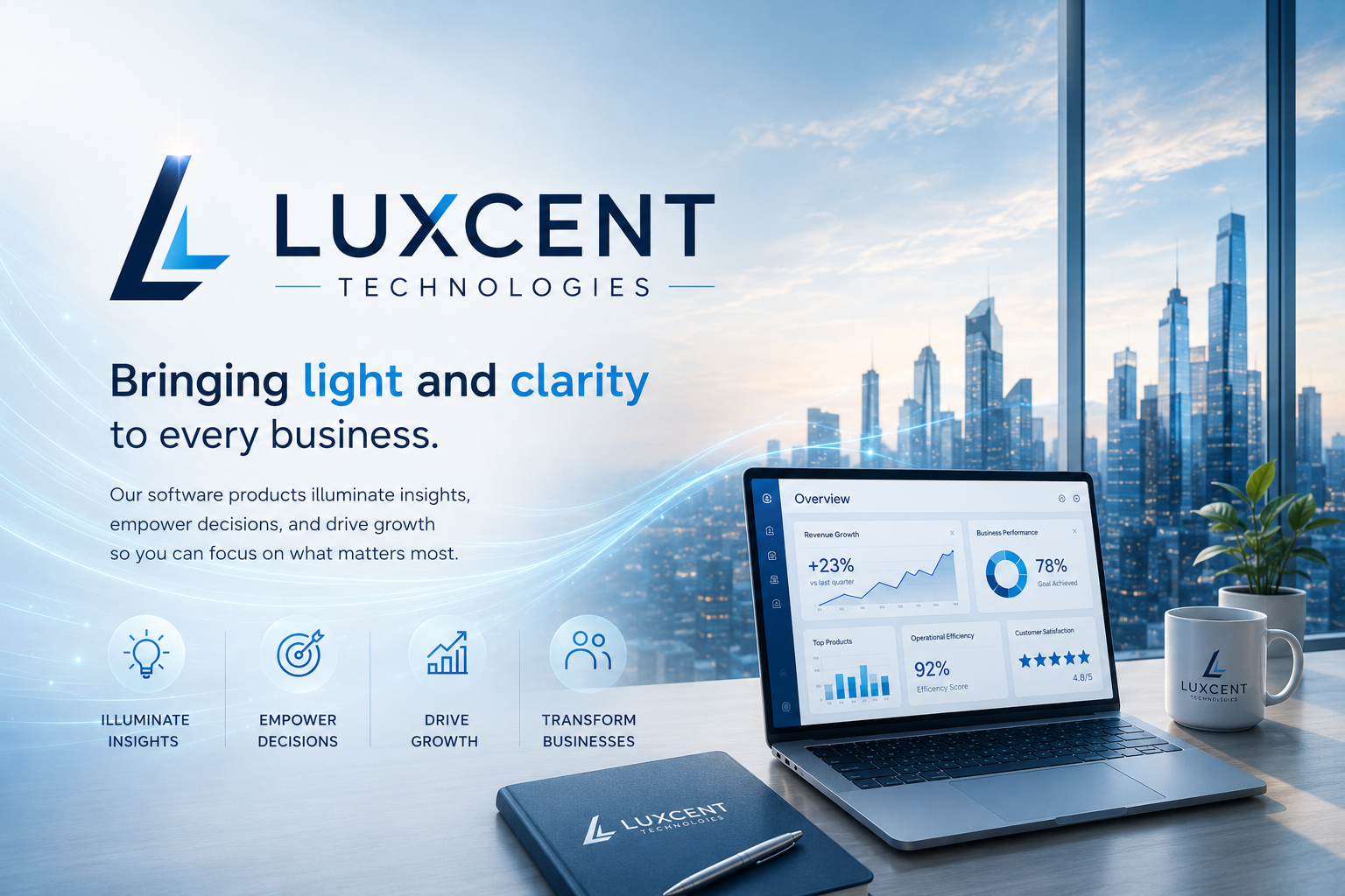 Luxcent Technologies — bringing light and clarity to every business